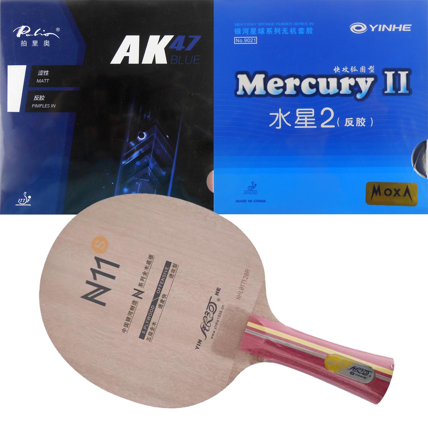 Table Tennis Umpire - Raqueta Pro Combo Yinhe N11S N11