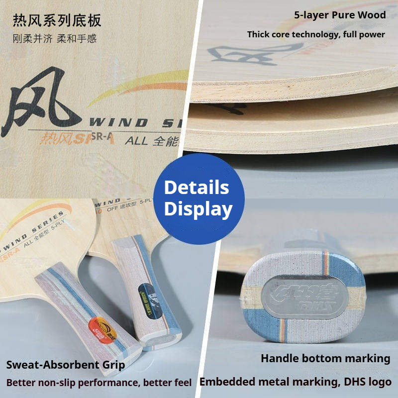 Raqueta de Tenis de Mesa DHS W - Table Tennis Blades reseña y precio