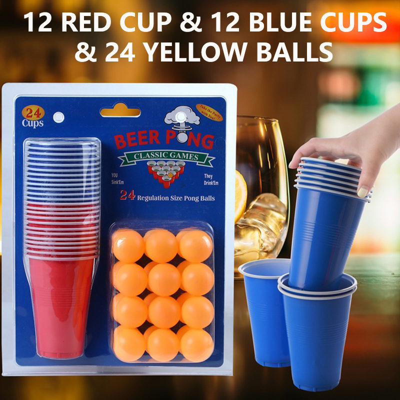 Juego de Beer Pong y Vasos par - Table Tennis Olympics reseña y precio
