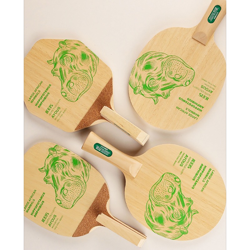 JEELS Green Hippo - Pala de Te - Table Tennis Blades reseña y precio