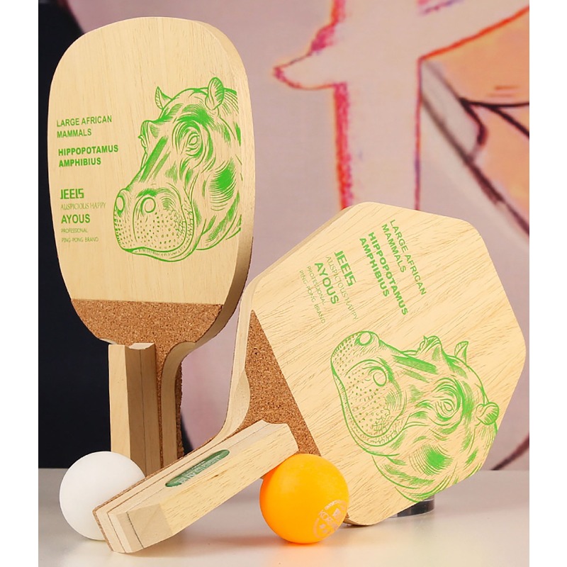 JEELS Green Hippo - Pala de Te - Table Tennis Blades reseña y precio