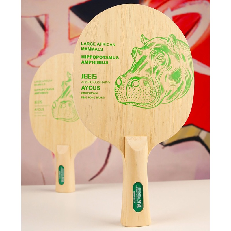 JEELS Green Hippo - Pala de Te - Table Tennis Blades reseña y precio