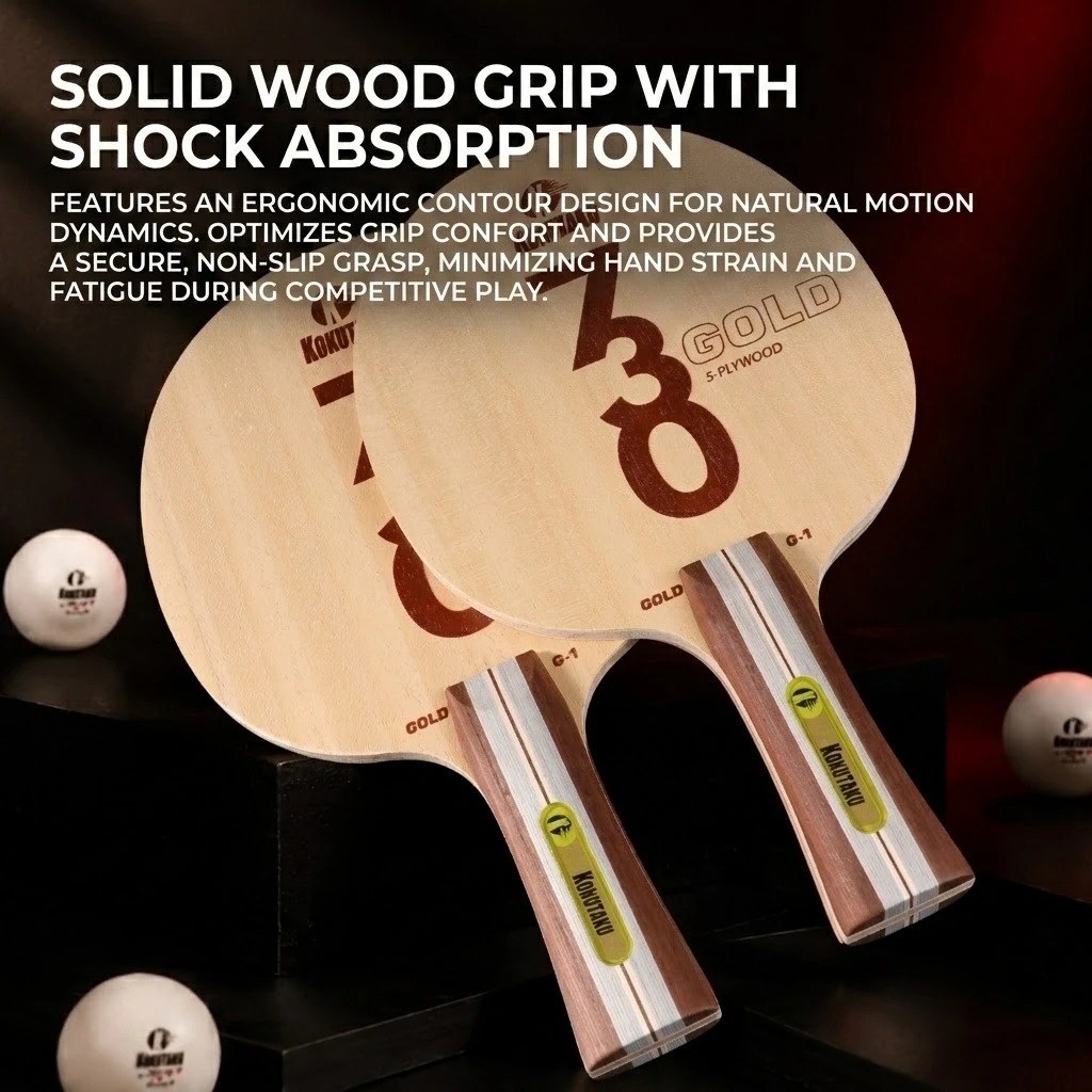 Pala de tenis de mesa Kokutaku - Table Tennis Blades reseña y precio