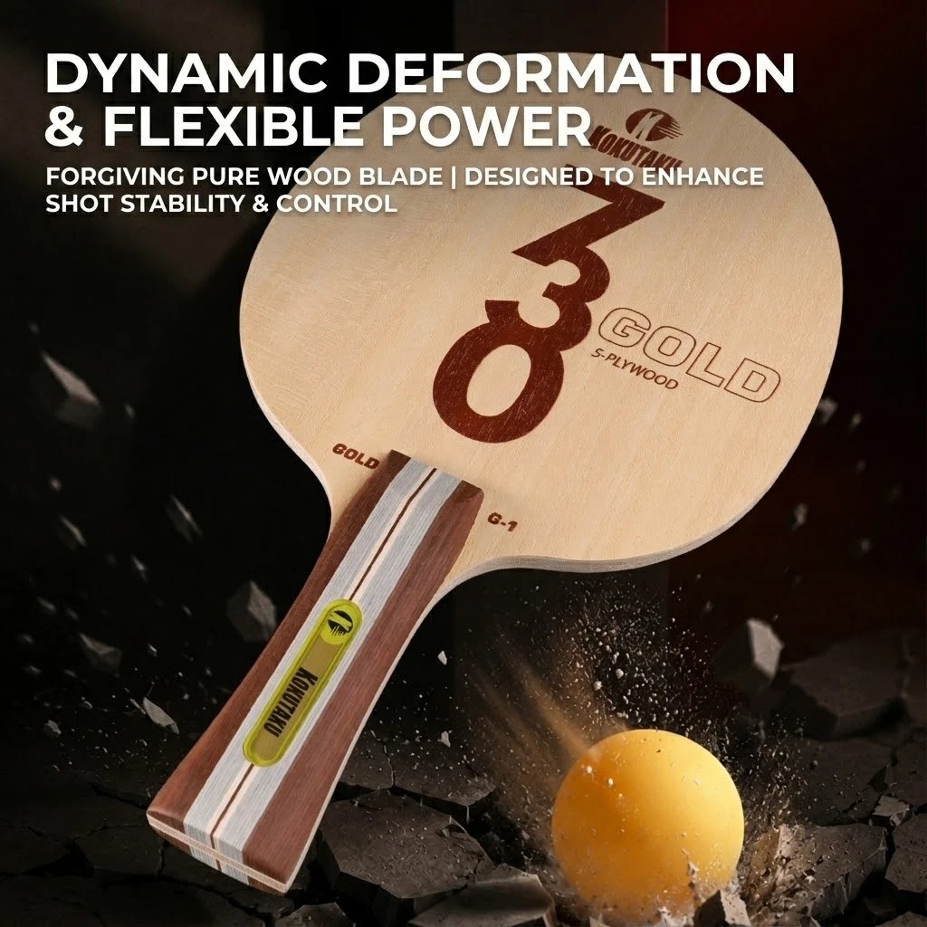 Pala de tenis de mesa Kokutaku - Table Tennis Blades reseña y precio