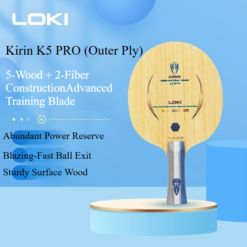 LOKI Kirin K5 PRO hoja de teni - Table Tennis Blades reseña y precio