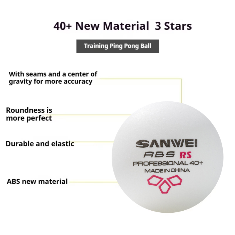 SANWEI RS40 + pelotas de tenis - Table Tennis Olympics reseña y precio